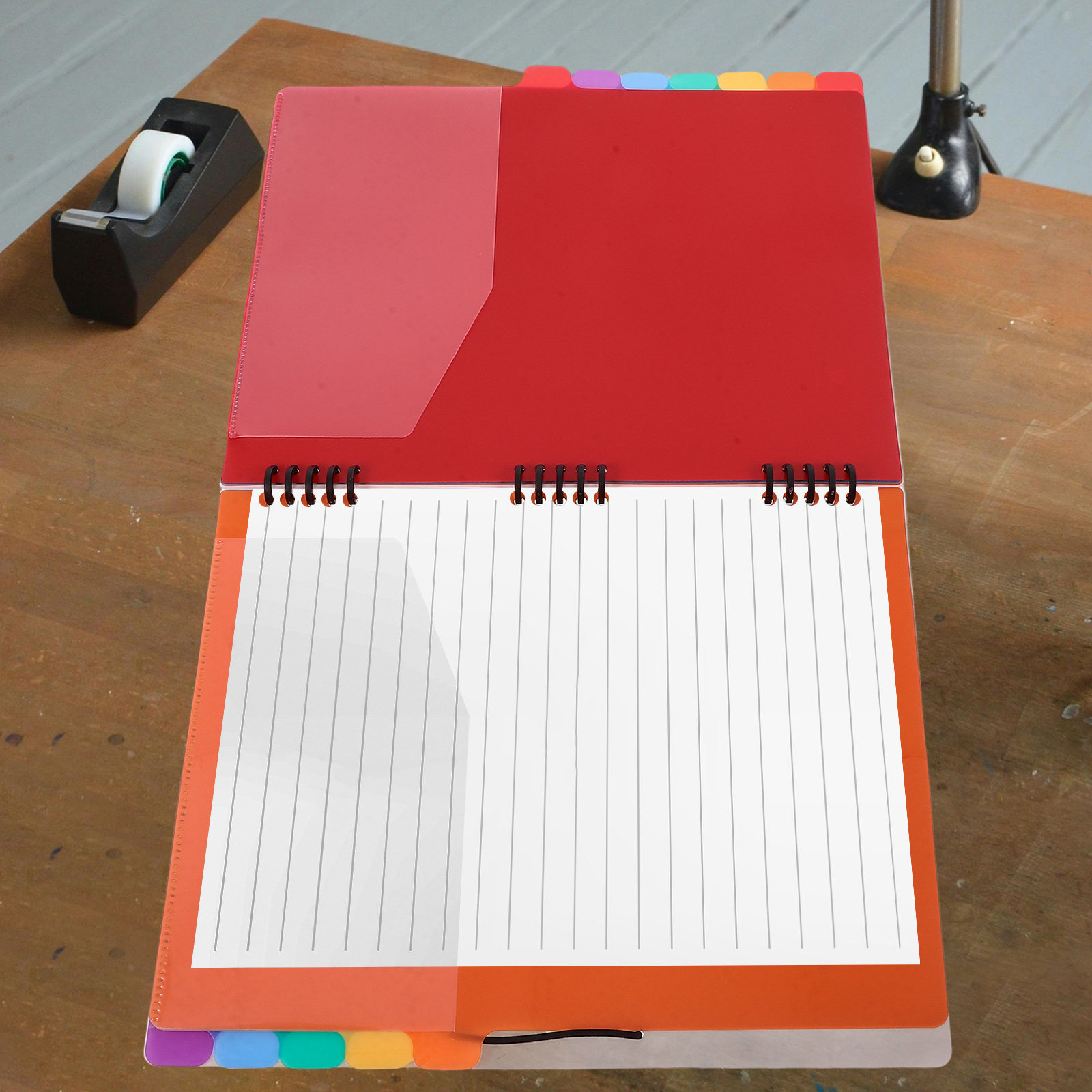 A4 문서 정리 폴더, 링 바인더 디바이더 탭 포함,  - Tab Divider A4 리뷰 및 가격