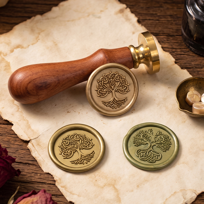 트리 시리즈 왁스 씰 스탬프 세트(핸들 1개 + 25m - Wax Seal Stamp Set 리뷰 및 가격