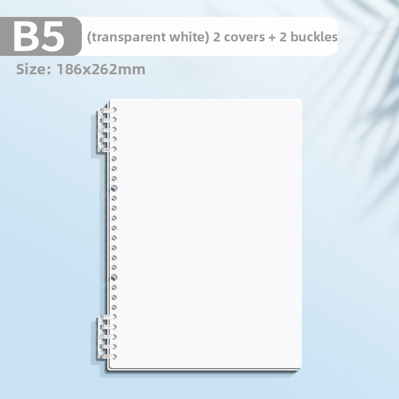 사무실 학용품 PP 루즈리프 북커버 A4 A5 B5 투 - Binder A4 Lever 리뷰 및 가격