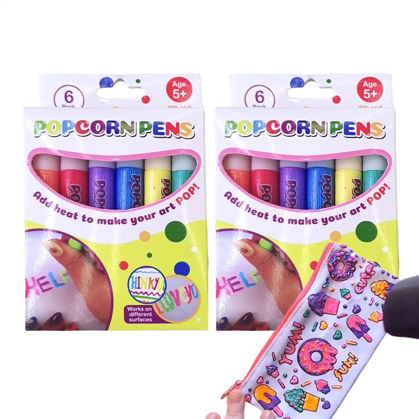 2세트 DIY 버블 팝콘 드로잉 펜 마법 퍼피 펜 6색 - Copic Marker Sketch 리뷰 및 가격