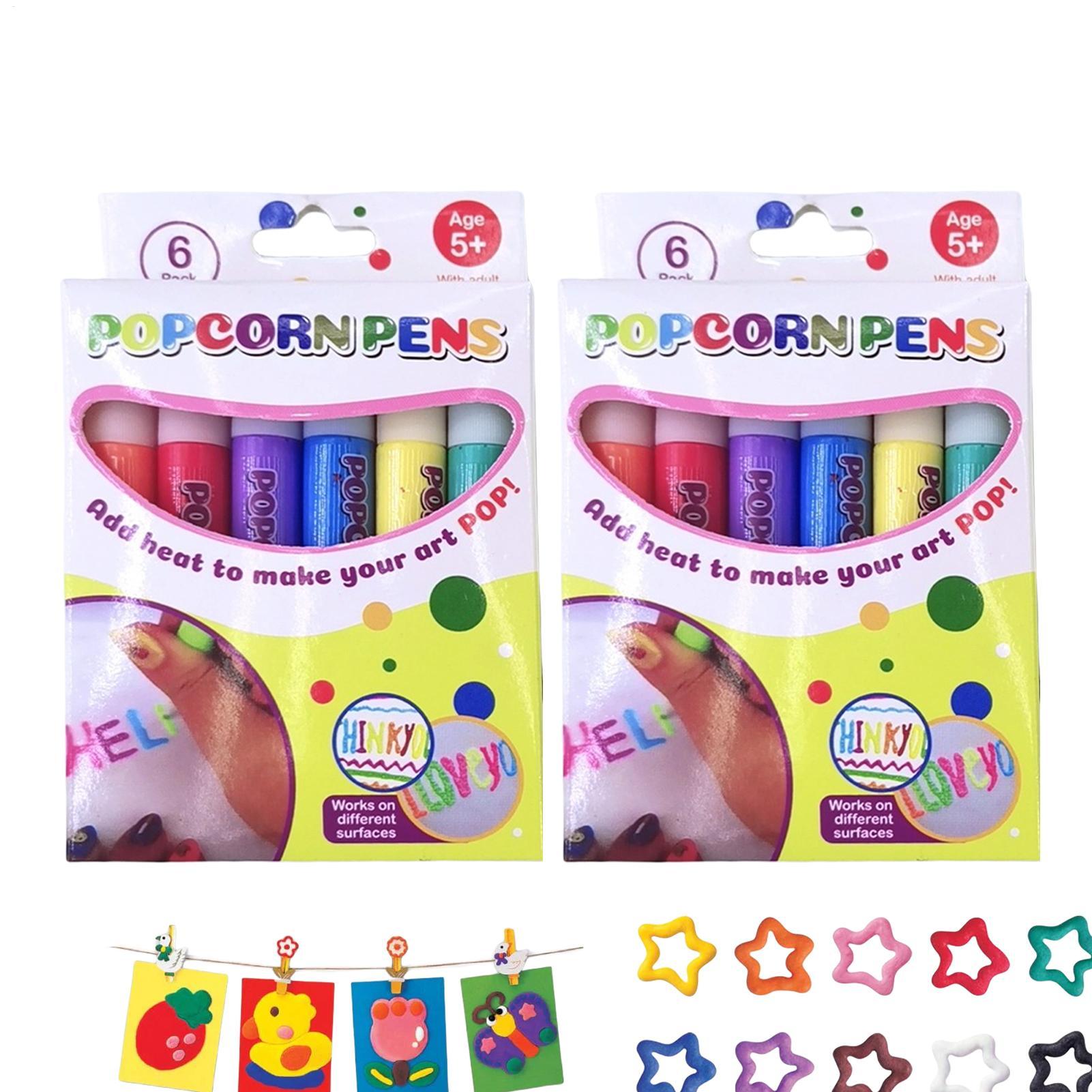 2세트 DIY 버블 팝콘 드로잉 펜 마법 퍼피 펜 6색 - Copic Marker Sketch 리뷰 및 가격